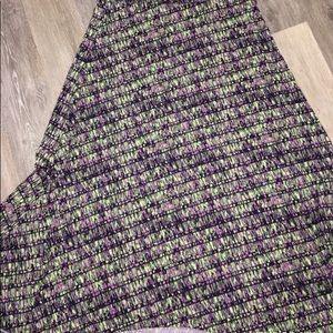 LuLaRoe Maxi skirt xl